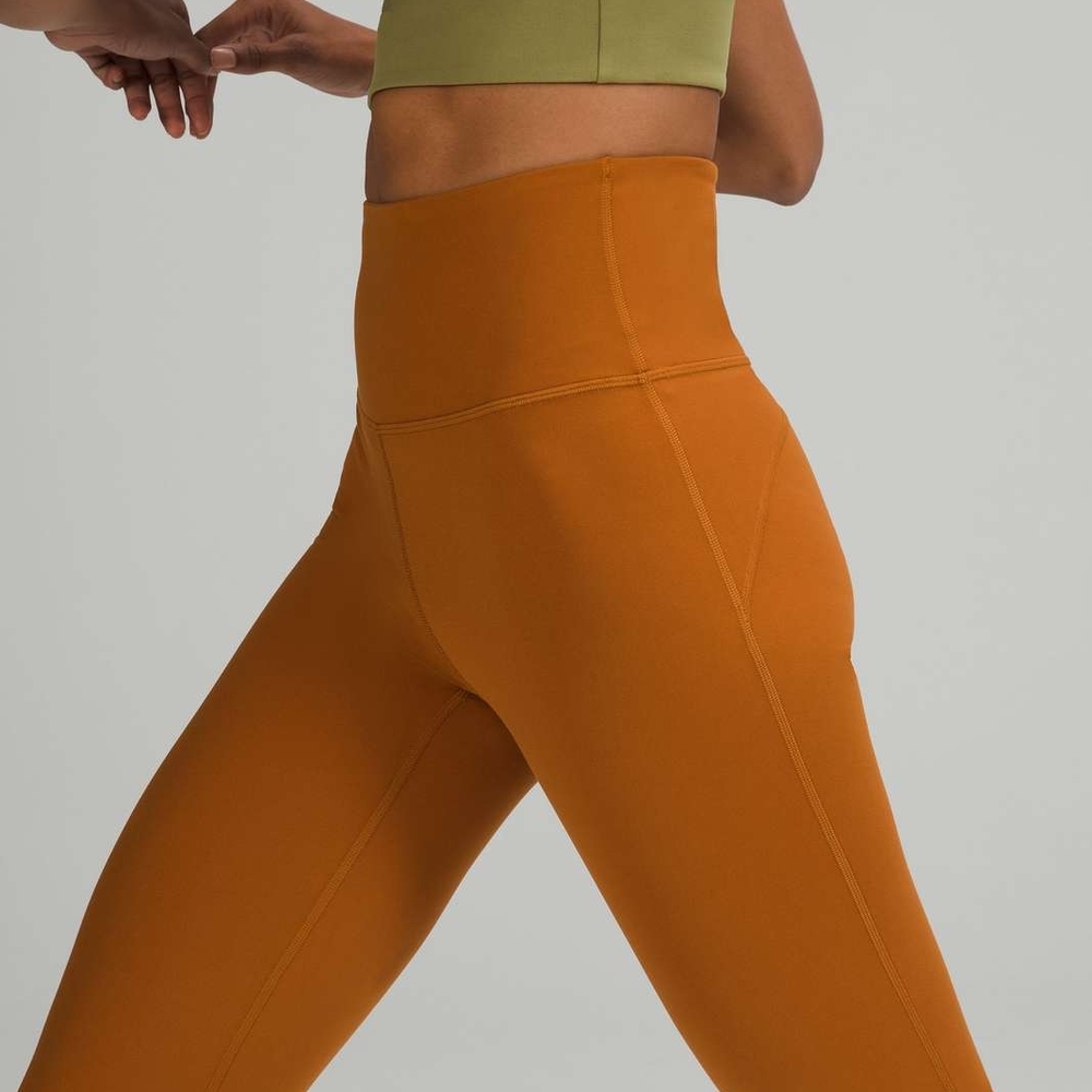 Lululemon Athletica Rust Flare Leggings - Picture 5 of 9